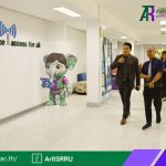 อธิการบดีมหาวิทยาลัยราชภัฏสุรินทร์ เข้าเยี่ยมชมพื้นที่สำนักวิทยบริการและเทคโนโลยีสารสนเทศ
