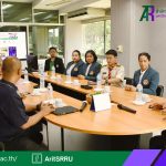 อธิการบดีมหาวิทยาลัยราชภัฏสุรินทร์ และผู้บริหารสำนักวิทยบริการฯ ต้อนรับคณะศึกษาดูงานจากวิทยาลัยอาชีวศึกษาสุรินทร์